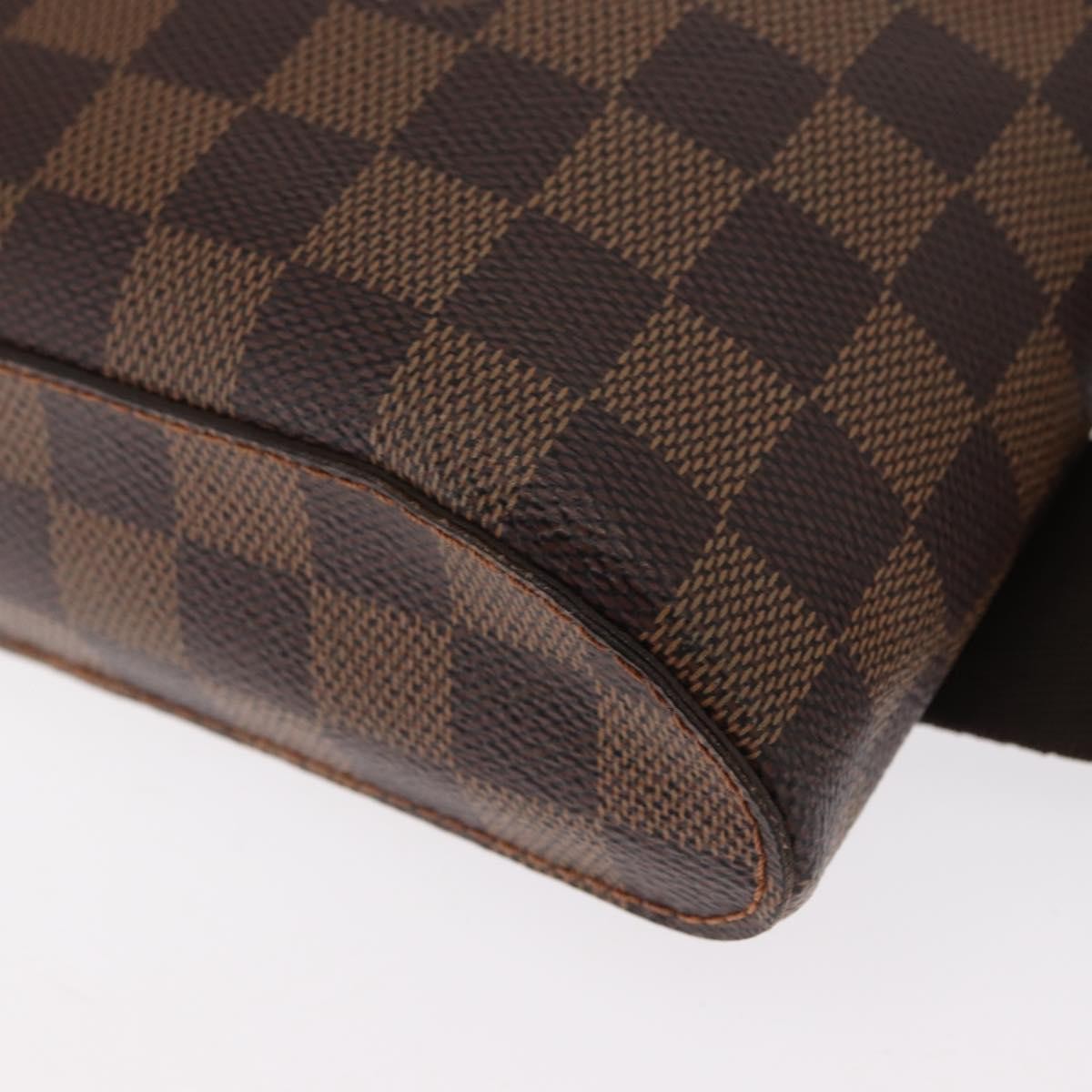 Louis Vuitton Geronimos Waist Bag Damier Brown Canvas Clutche & Pouche Bag (Pre-Owned)