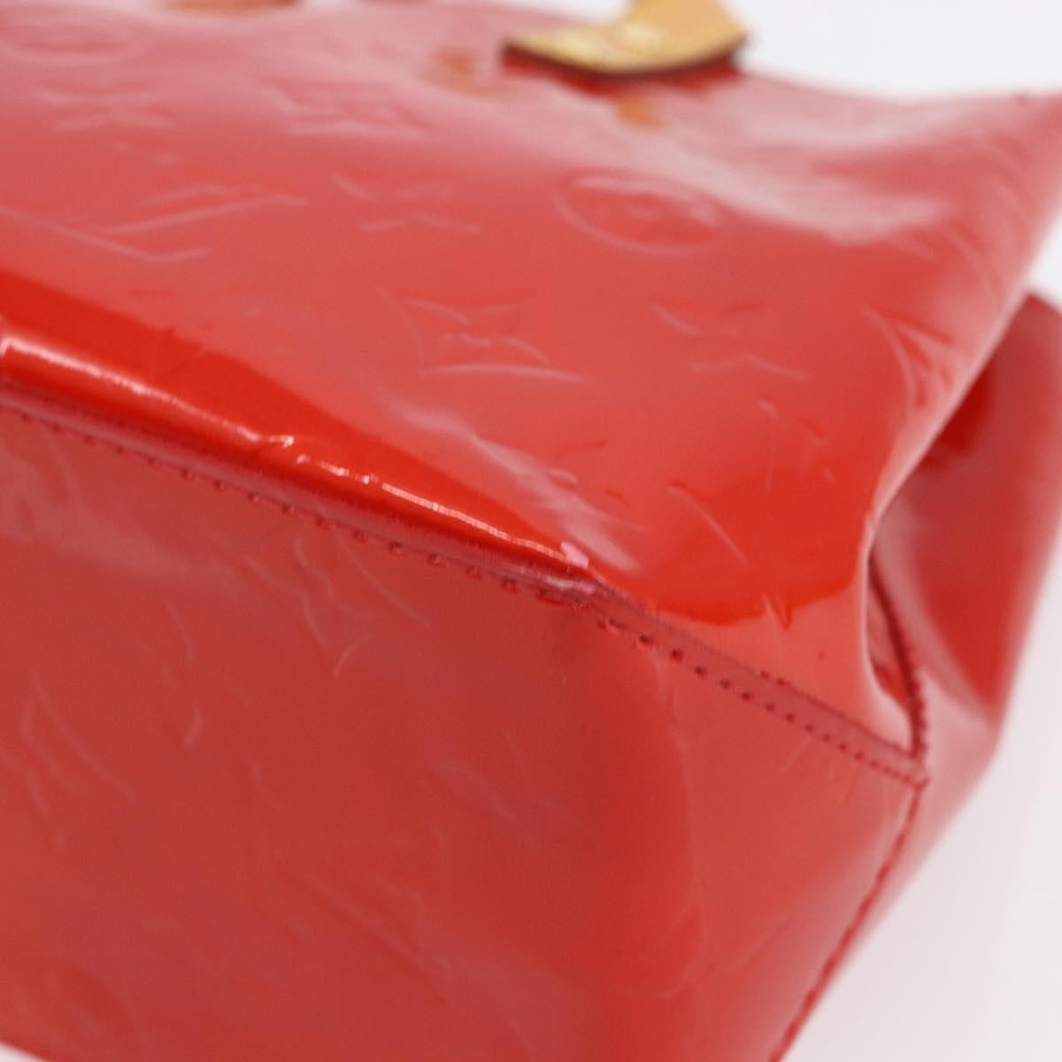 Louis Vuitton Reade Handbag Monogram Vernis Red Patent_Leather Handbag (Pre-Owned)