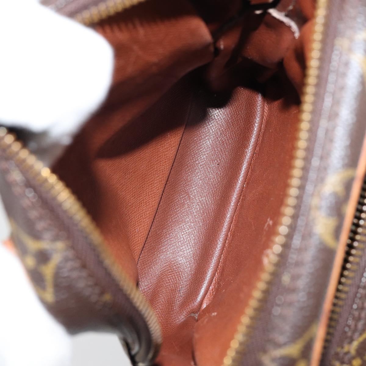 Louis Vuitton Amazone Bag Monogram Canvas Brown Canvas Shoulder Bag Bag (Pre-Owned)