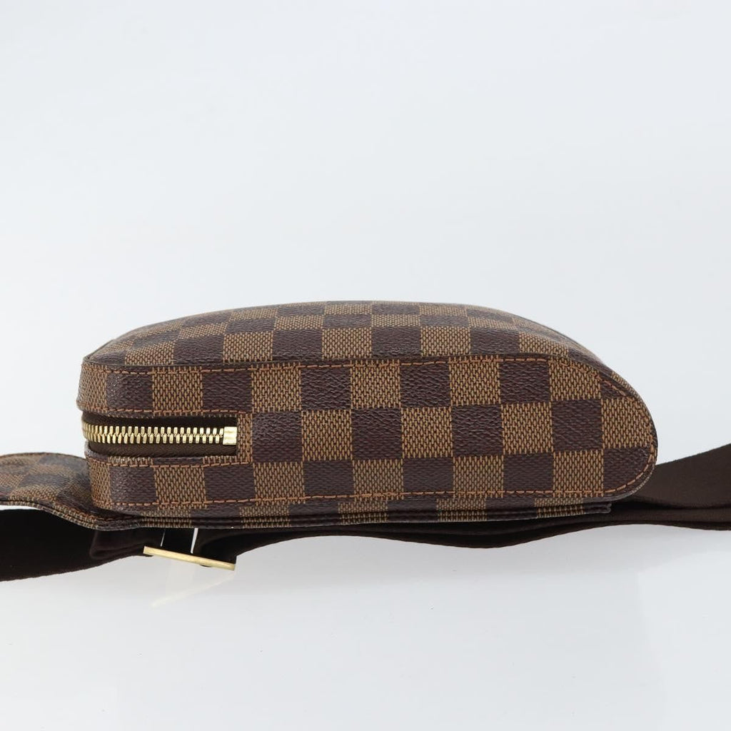 Louis Vuitton Geronimos Waist Bag Damier Brown Canvas Shoulder Bag Bag (Pre-Owned)