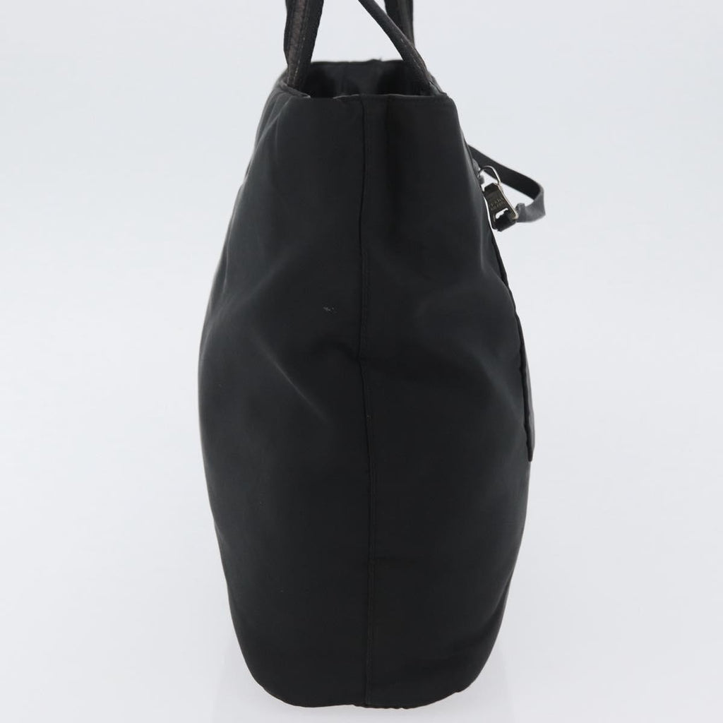 Prada Vintage Tote Nylon Black Nylon Tote Bag Bag (Pre-Owned)