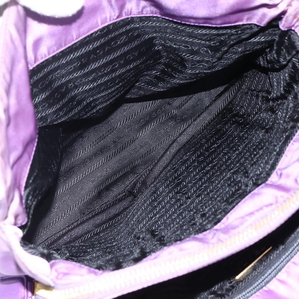 Prada Vintage Shoulder Bag Tessuto Purple Nylon Shoulder Bag Bag (Pre-Owned)