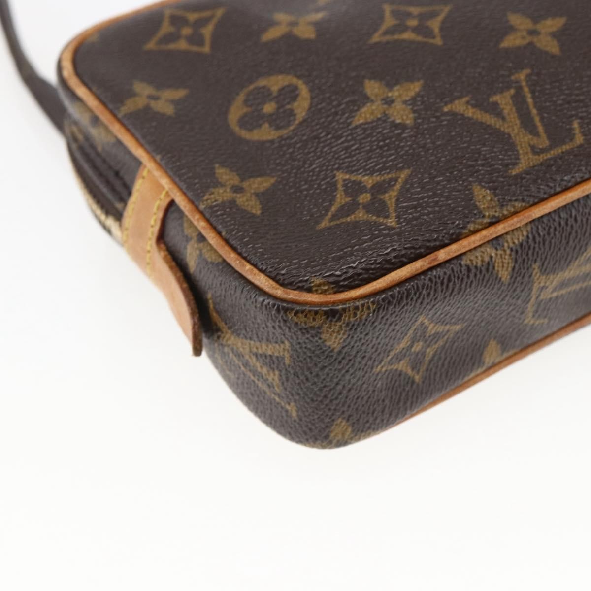 Louis Vuitton Pochette Marly Bandouliere Bag Monogram Canvas Brown Canvas Shoulder Bag Bag (Pre-Owned)