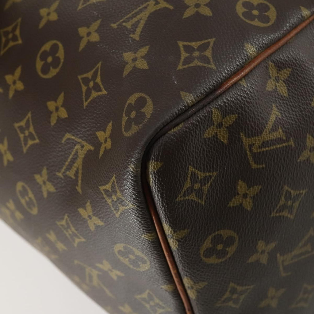 Louis Vuitton Keepall Bag Monogram Canvas Brown Canvas Travel Bag Bag (Pre-Owned)