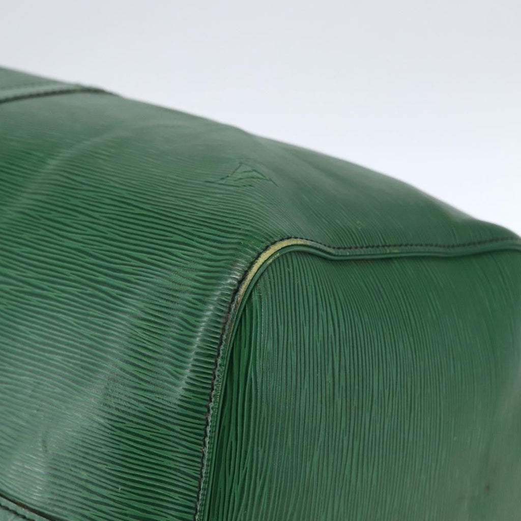 Louis Vuitton Keepall Bag Epi Leather Green Epi Leather Travel Bag Bag (Pre-Owned)