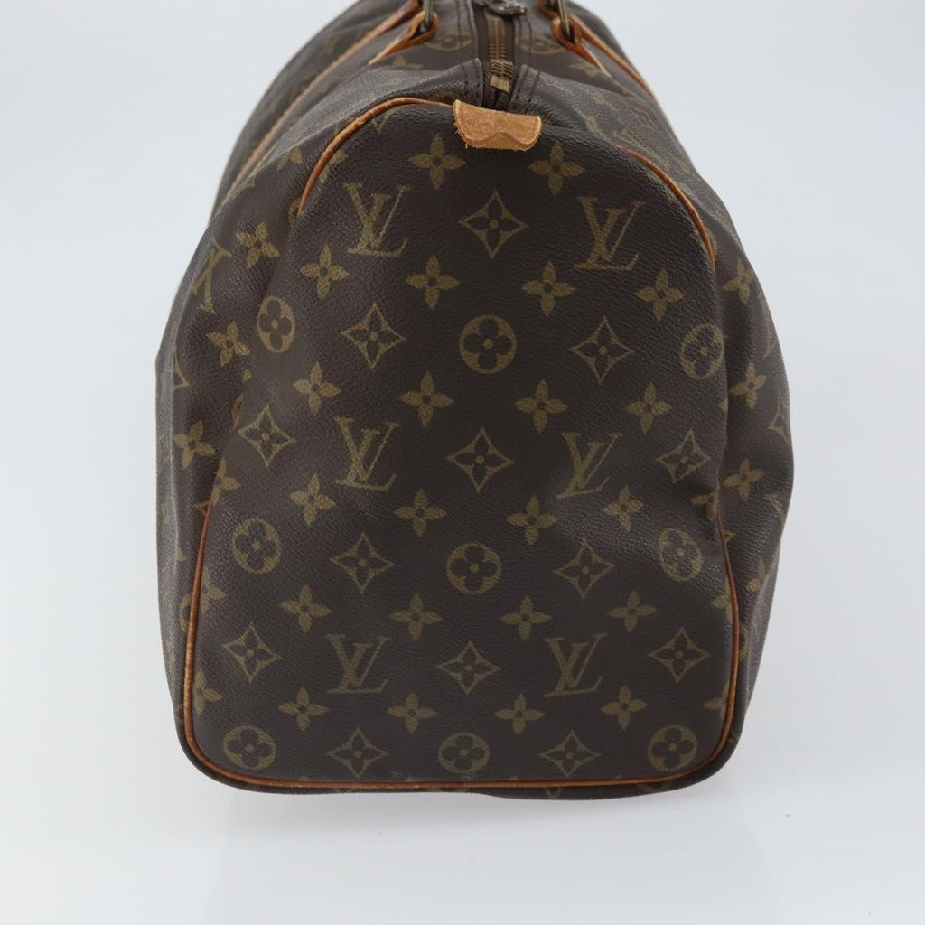 Louis Vuitton Keepall Bag Monogram Canvas Brown Canvas Travel Bag Bag (Pre-Owned)