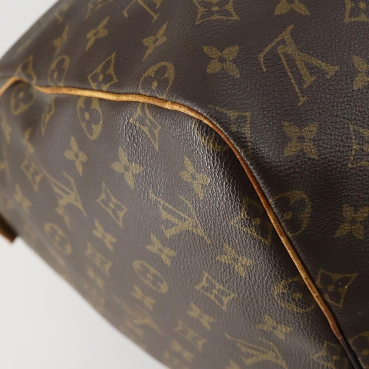 Louis Vuitton Keepall Bag Monogram Canvas Brown Canvas Travel Bag Bag (Pre-Owned)