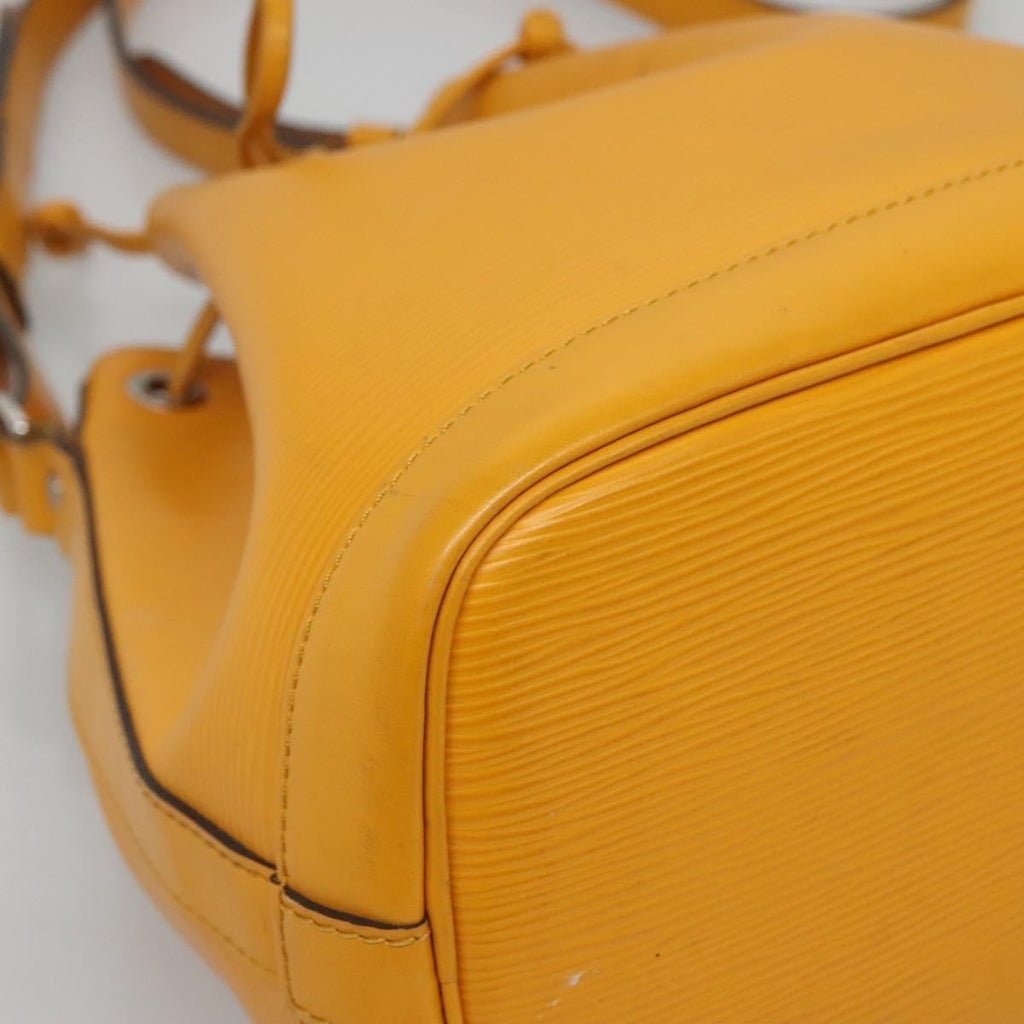 Louis Vuitton Petit Noe Nm Handbag Epi Leather Yellow Leather Shoulder Bag Bag (Pre-Owned)