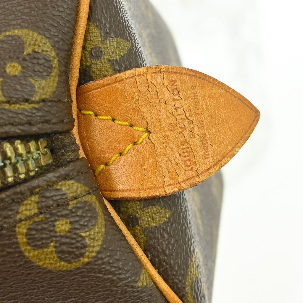 Louis Vuitton Keepall Bag Monogram Canvas Brown Canvas Travel Bag Bag (Pre-Owned)