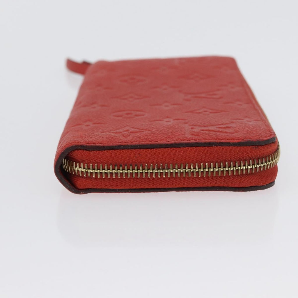 Louis Vuitton Portefeuille Zippy Monogramme Empreinte Monogramme Empreinte Orange Leather Wallets Accessory (Pre-Owned)