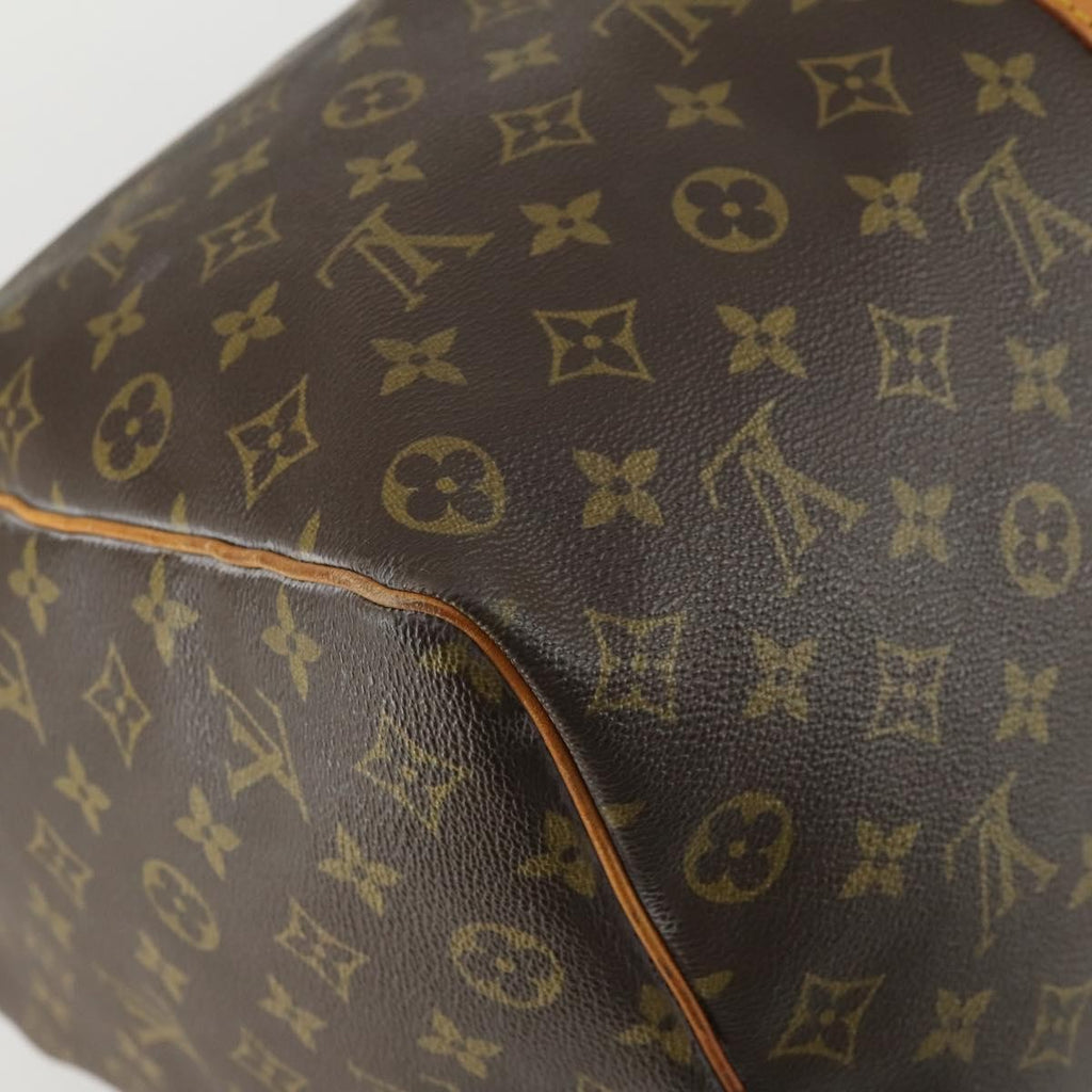 Louis Vuitton Keepall Bag Monogram Canvas Brown Canvas Travel Bag Bag (Pre-Owned)