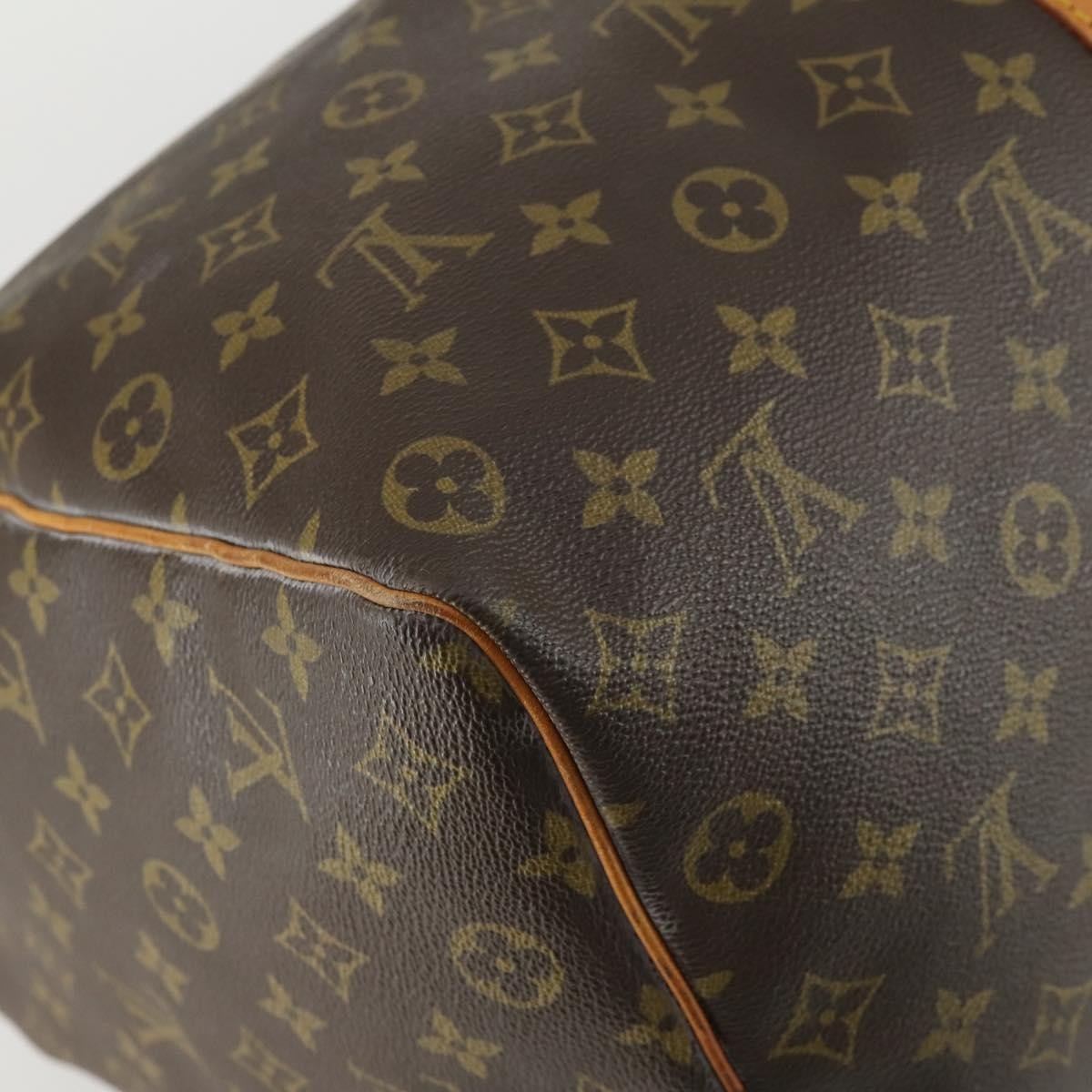 Louis Vuitton Keepall Bag Monogram Canvas Brown Canvas Travel Bag Bag (Pre-Owned)