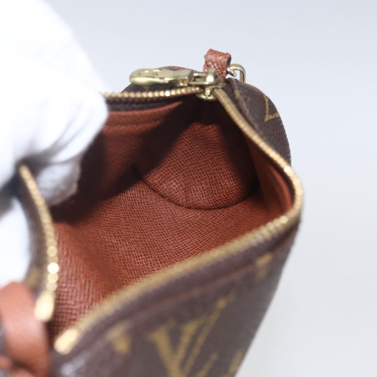 Louis Vuitton Papillon Pochette Monogram Canvas Brown Canvas Clutche & Pouche Bag (Pre-Owned)