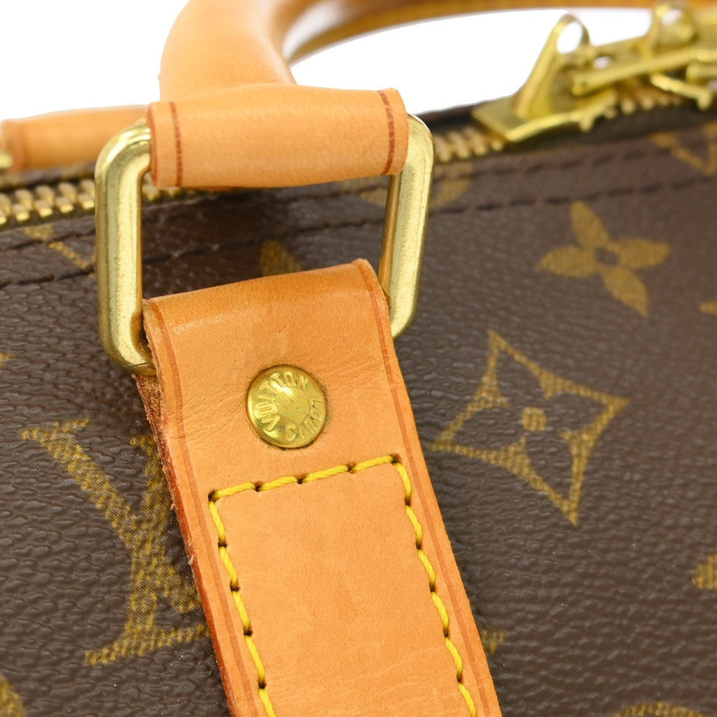 Louis Vuitton Keepall Bag Monogram Canvas Brown Canvas Travel Bag Bag (Pre-Owned)