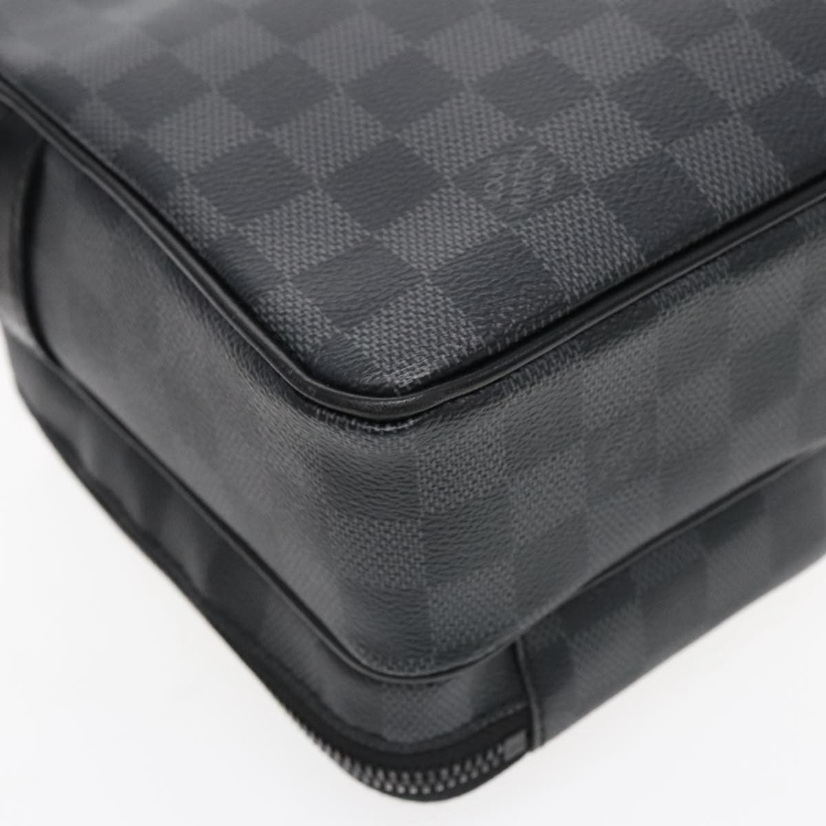 Louis Vuitton Utility Business Bag Damier Graphite Gray Canvas Shoulder Bag Bag (Pre-Owned)