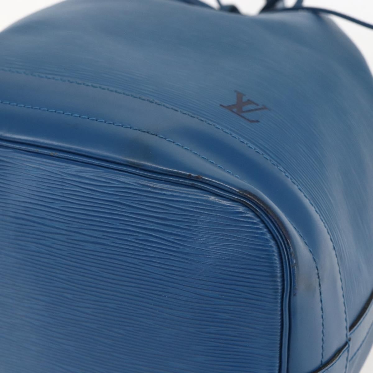 Louis Vuitton Noe Handbag Epi Leather Blue Leather Shoulder Bag Bag (Pre-Owned)
