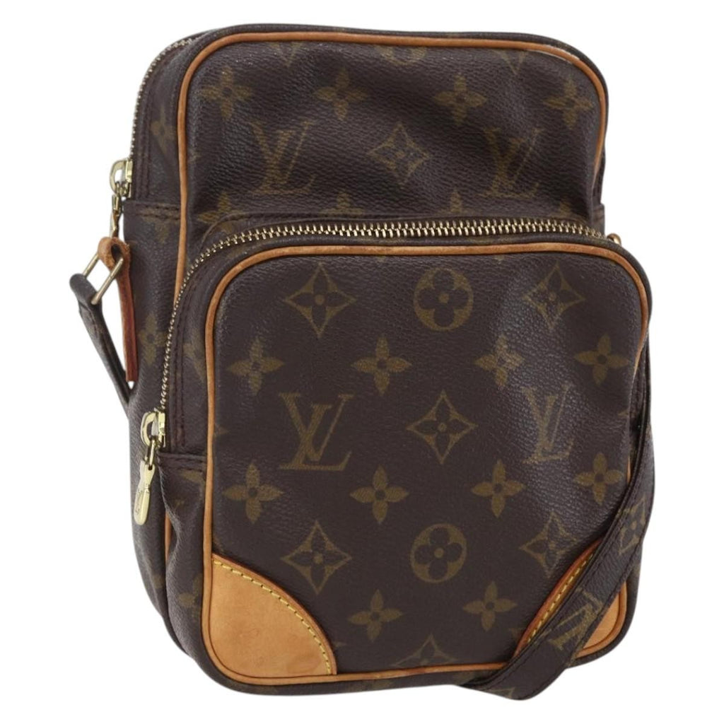 Louis Vuitton Amazone Bag Monogram Canvas Brown Canvas Shoulder Bag Bag (Pre-Owned)