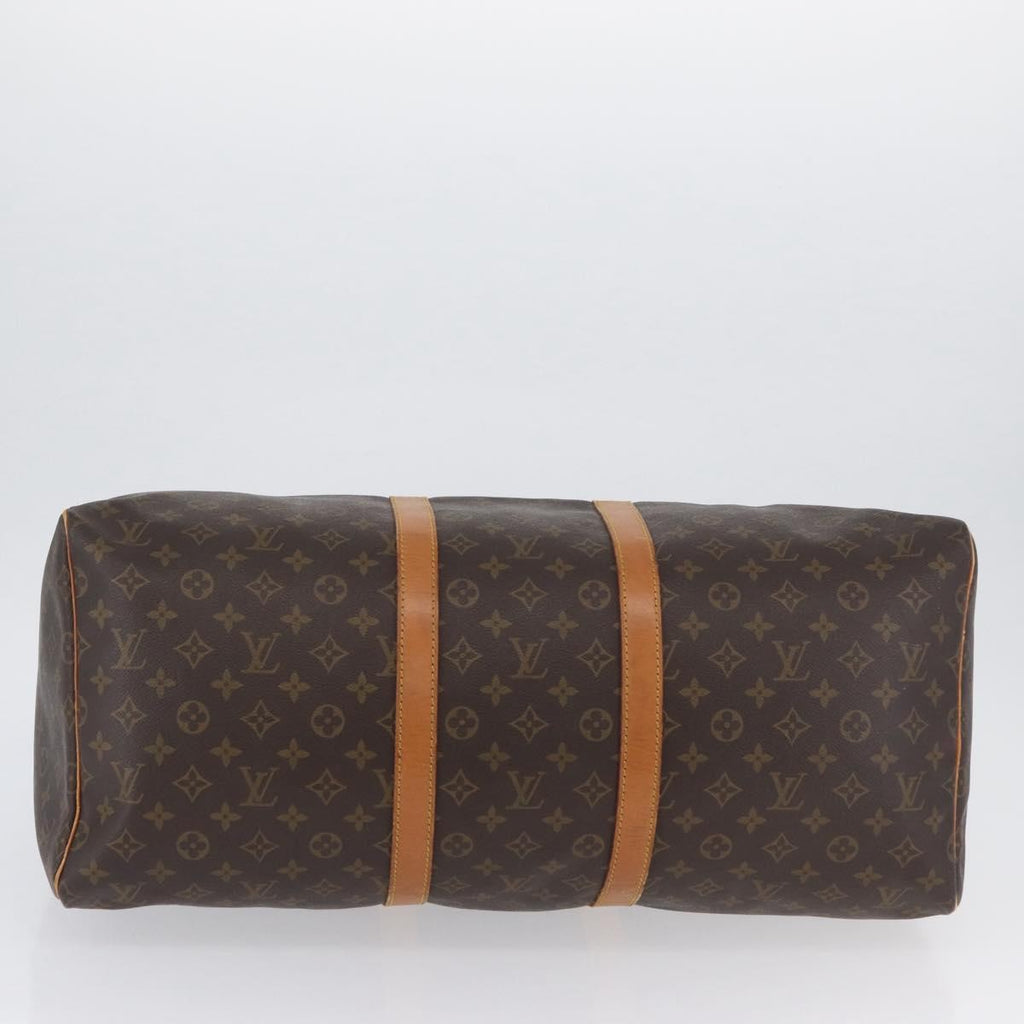 Louis Vuitton Keepall Bag Monogram Canvas Brown Canvas Travel Bag Bag (Pre-Owned)