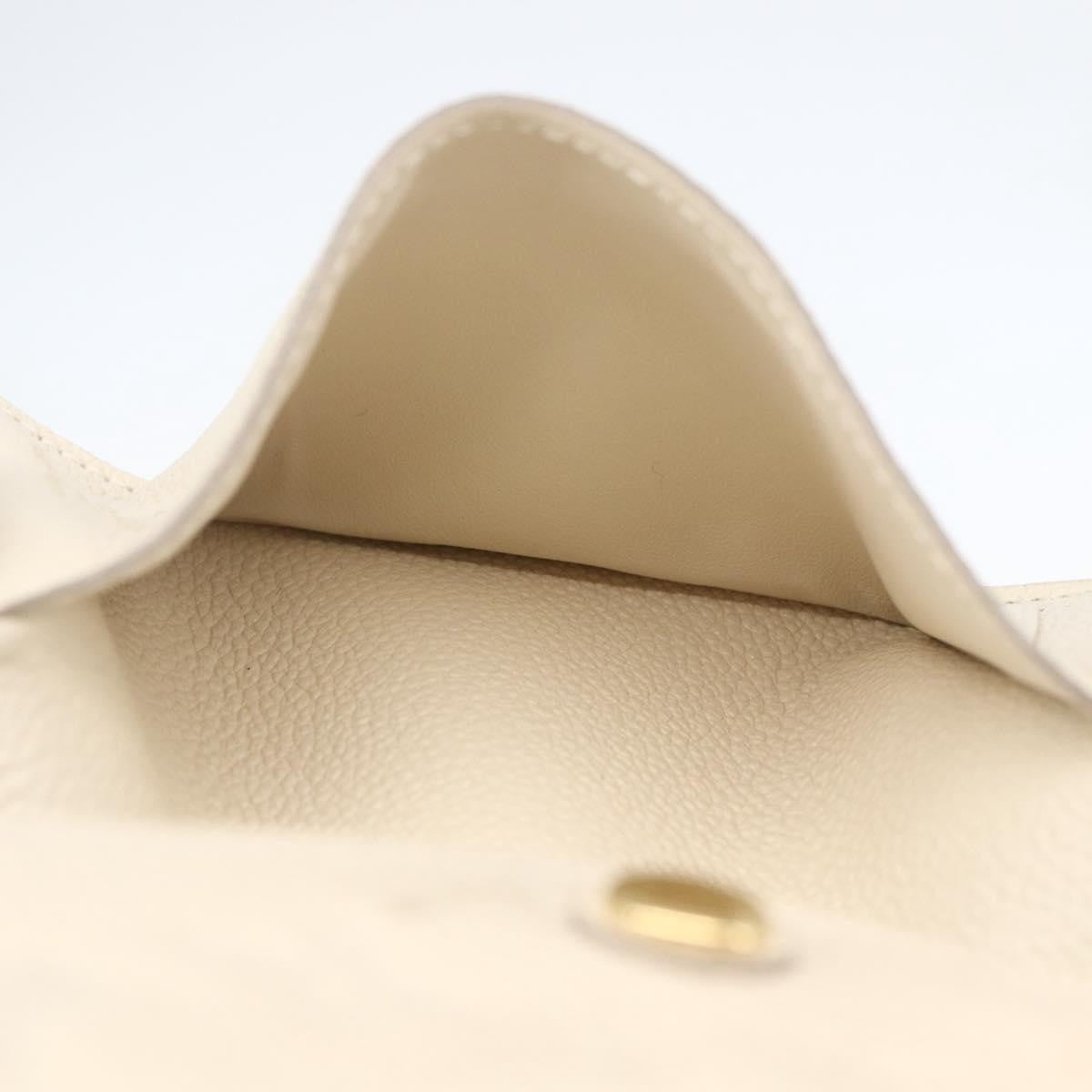 Louis Vuitton Zoe Wallet Monogram Empreinte Leather Beige Leather Wallets Accessory (Pre-Owned)
