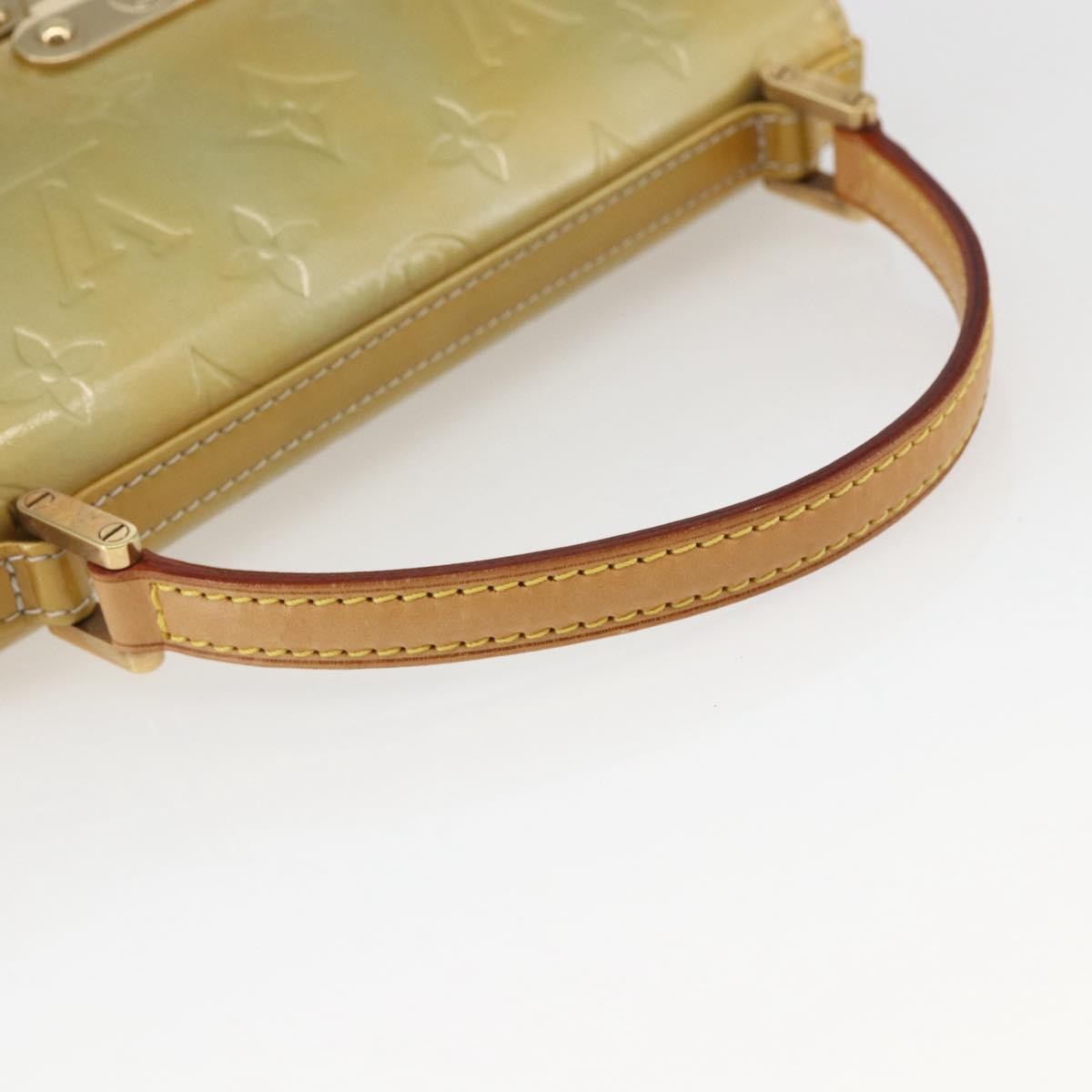 Louis Vuitton Spring Street Nm Handbag Patent Leather Gray Patent_Leather Handbag (Pre-Owned)