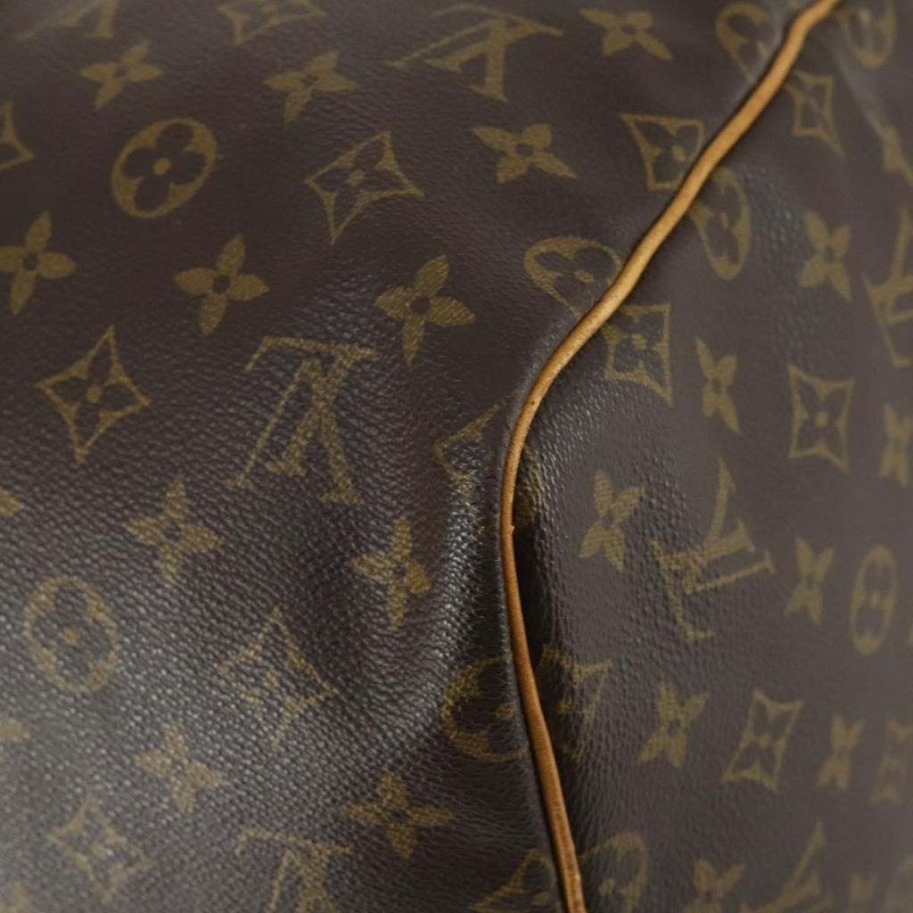 Louis Vuitton Keepall Bag Monogram Canvas Brown Canvas Travel Bag Bag (Pre-Owned)