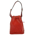 Louis Vuitton Noe Handbag Epi Leather Red Leather Shoulder Bag Bag (Pre-Owned)