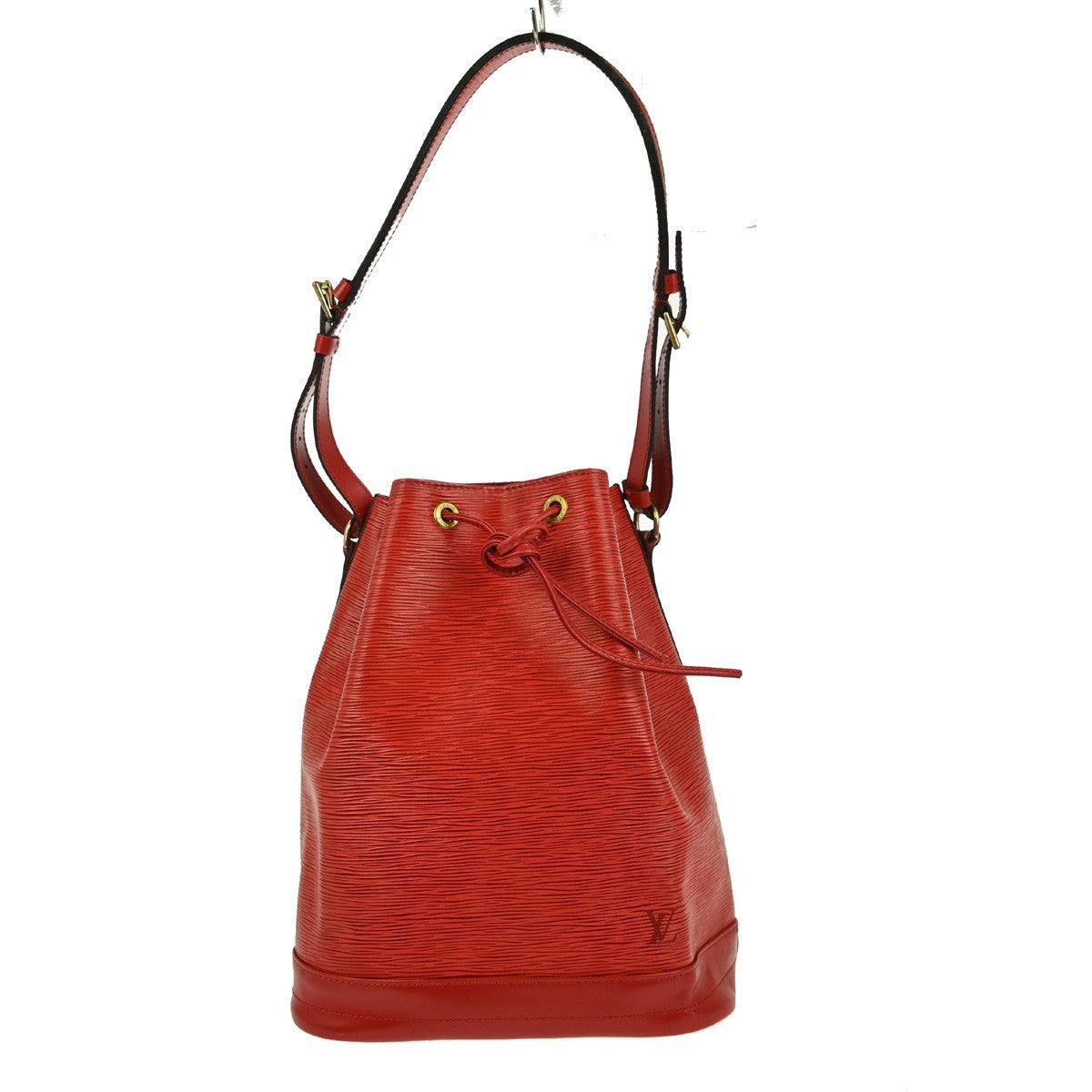 Louis Vuitton Noe Handbag Epi Leather Red Leather Shoulder Bag Bag (Pre-Owned)