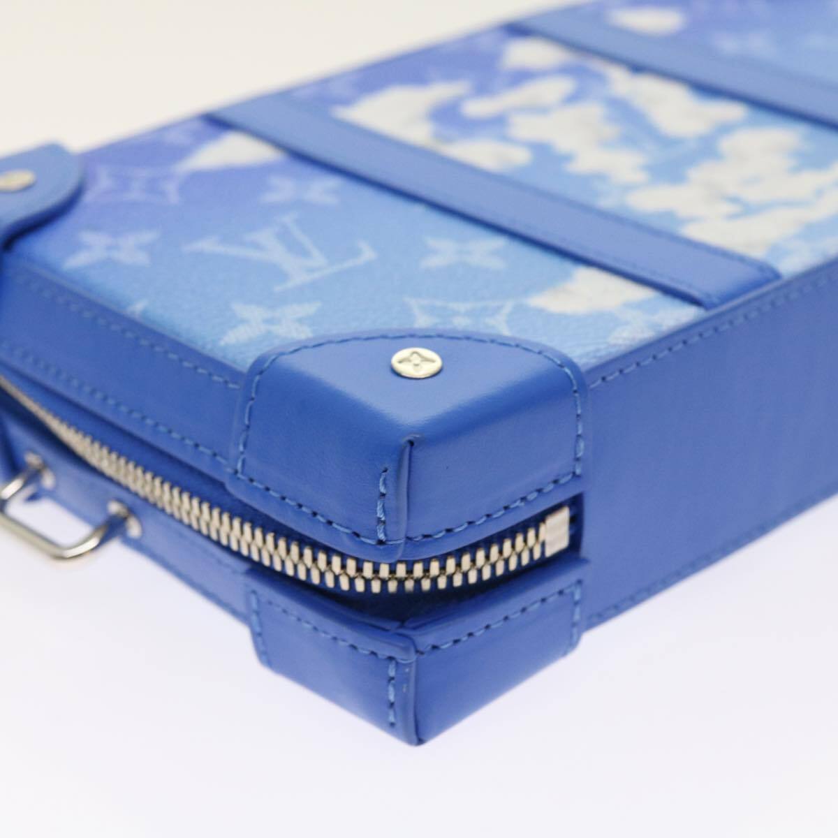 Louis Vuitton Soft Trunk Wallet Limited Edition Monogram Clouds Blue Canvas Bag (Pre-Owned)