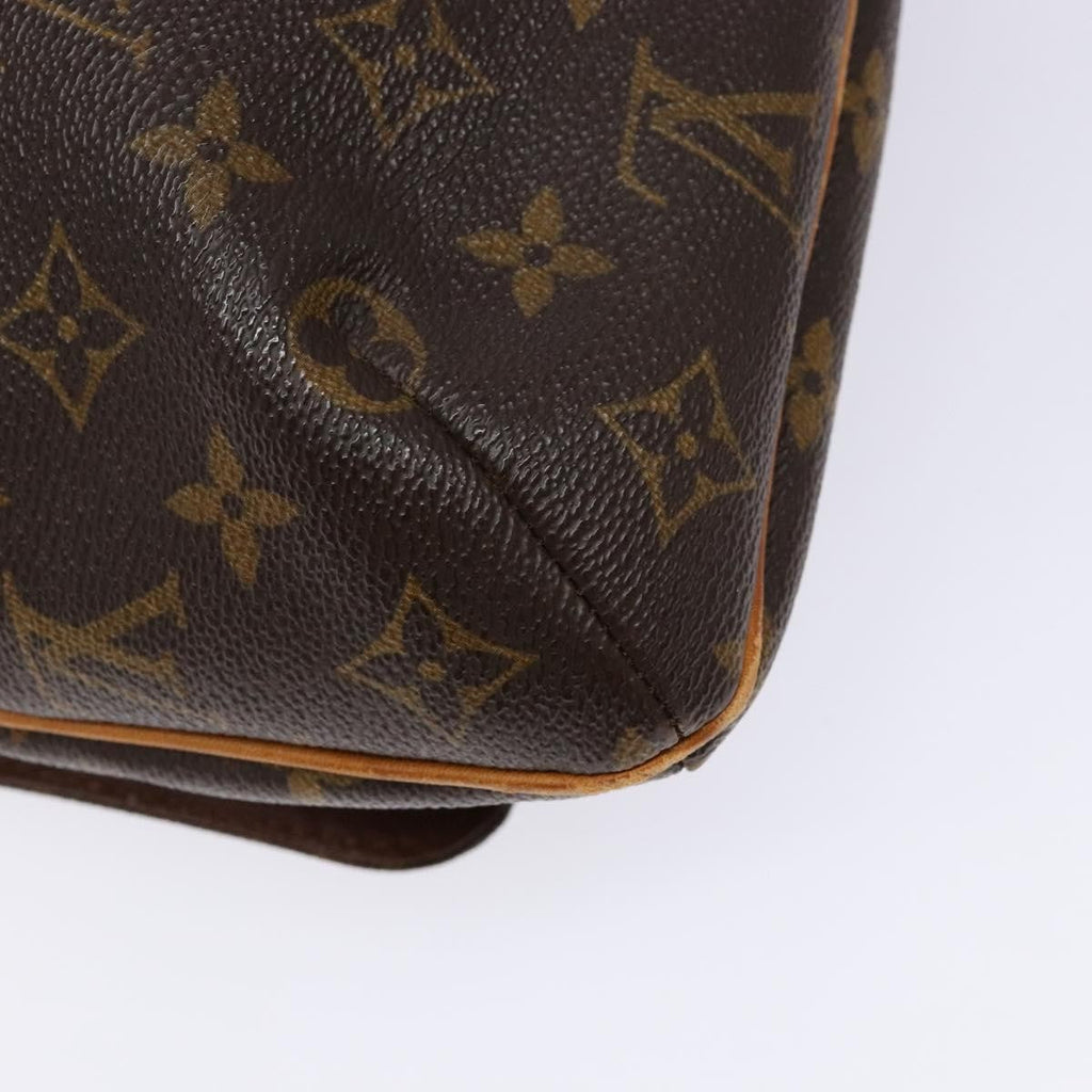 Louis Vuitton Musette Salsa Handbag Monogram Canvas Brown Canvas Bag (Pre-Owned)