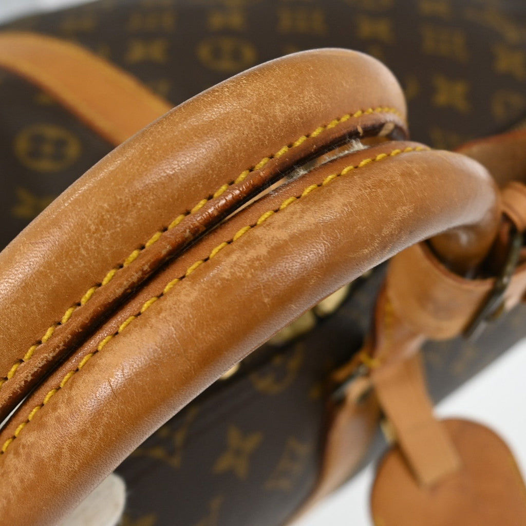 Louis Vuitton Keepall Bag Monogram Canvas Brown Canvas Travel Bag Bag (Pre-Owned)