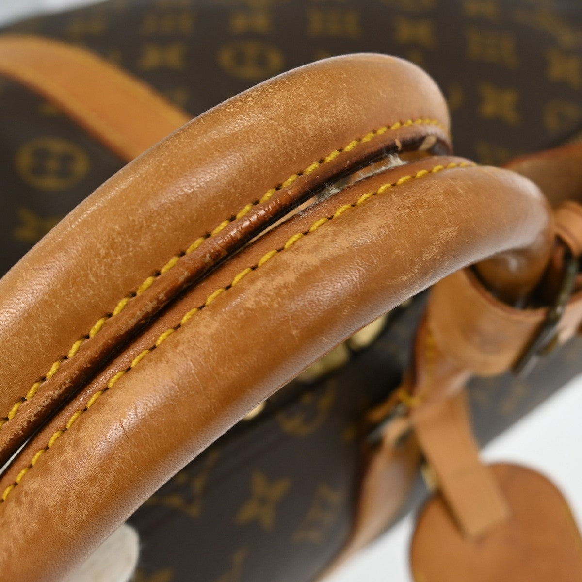 Louis Vuitton Keepall Bag Monogram Canvas Brown Canvas Travel Bag Bag (Pre-Owned)