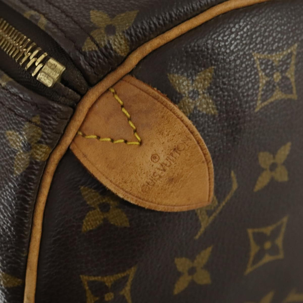 Louis Vuitton Keepall Bag Monogram Canvas Brown Canvas Travel Bag Bag (Pre-Owned)