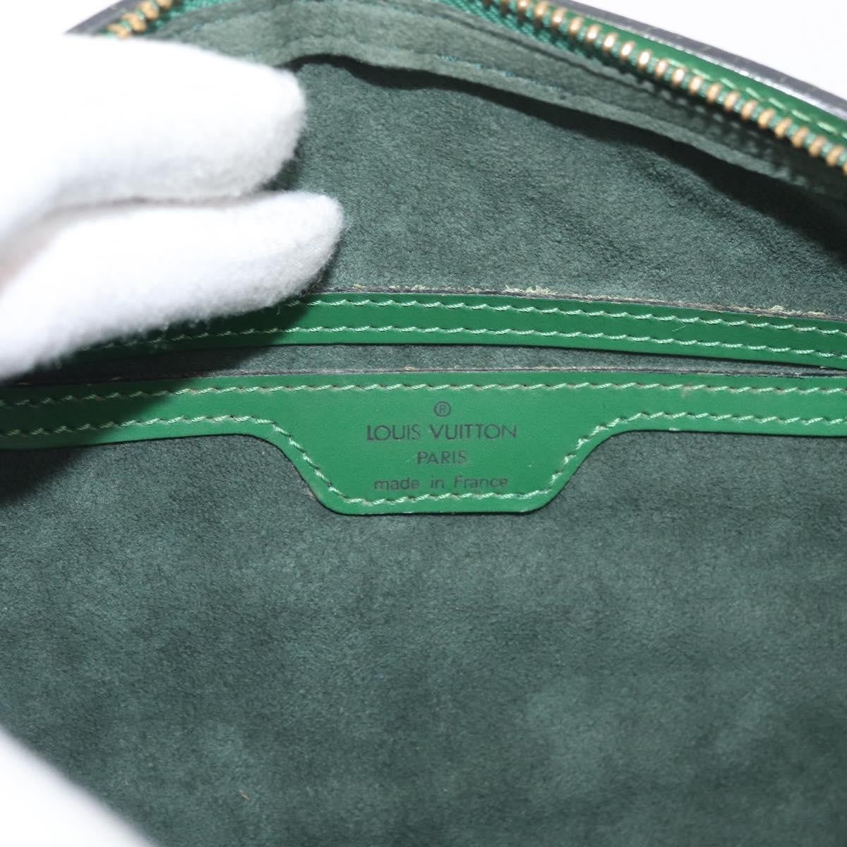 Louis Vuitton Soufflot Handbag Epi Leather Green Leather Handbag (Pre-Owned)