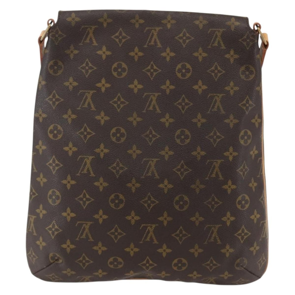 Louis Vuitton Musette Handbag Monogram Canvas Brown Canvas Shoulder Bag Bag (Pre-Owned)