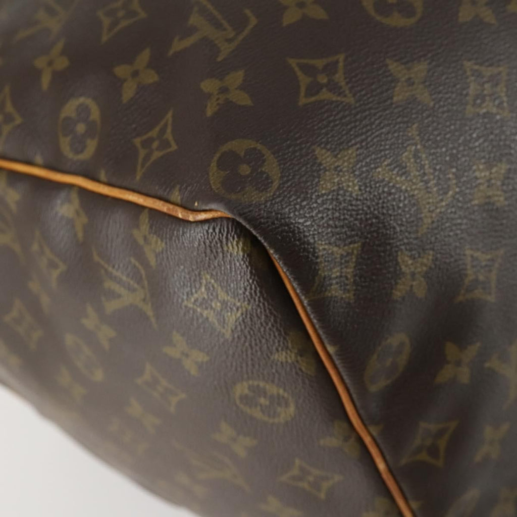 Louis Vuitton Keepall Bag Monogram Canvas Brown Canvas Travel Bag Bag (Pre-Owned)