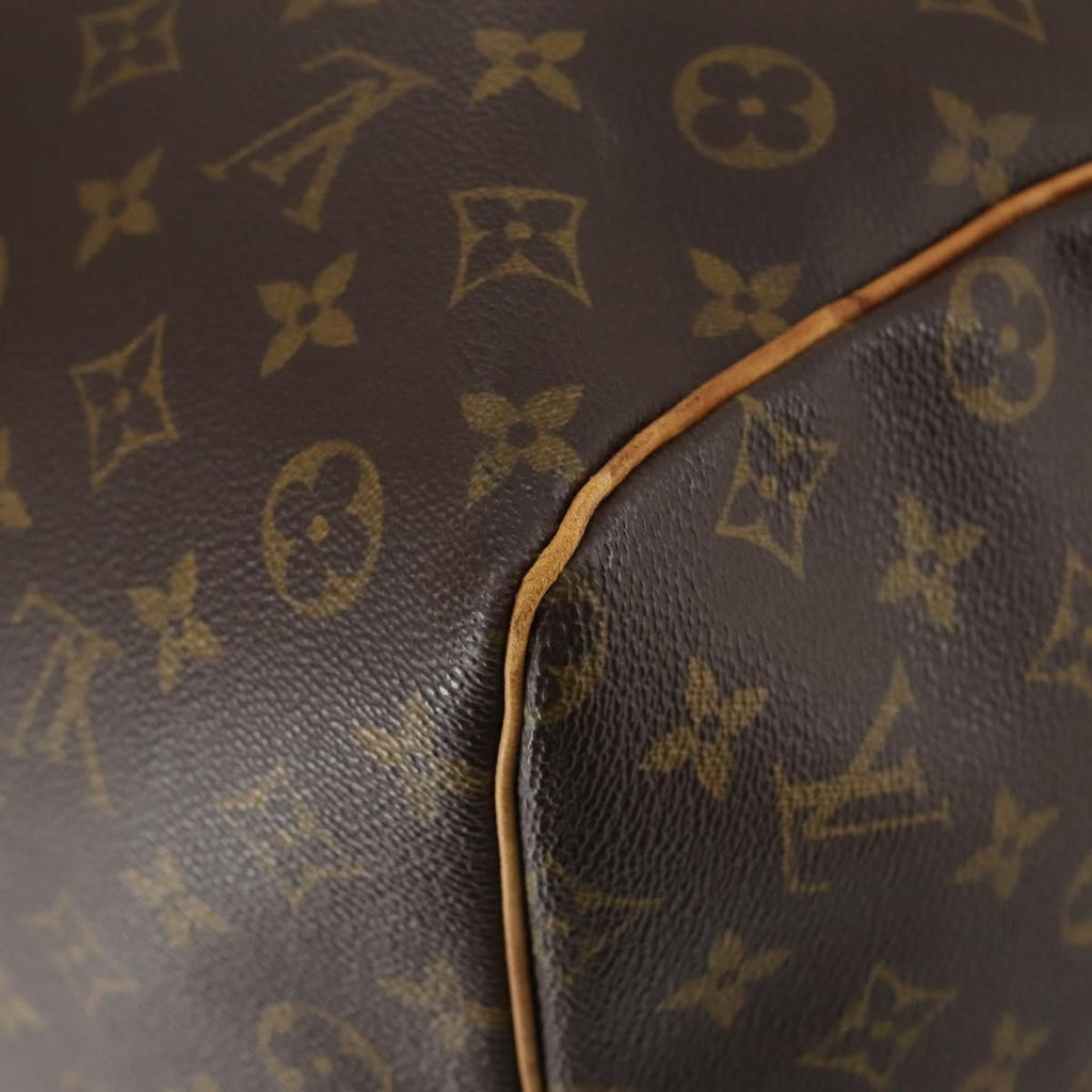 Louis Vuitton Keepall Bag Monogram Canvas Brown Canvas Travel Bag Bag (Pre-Owned)