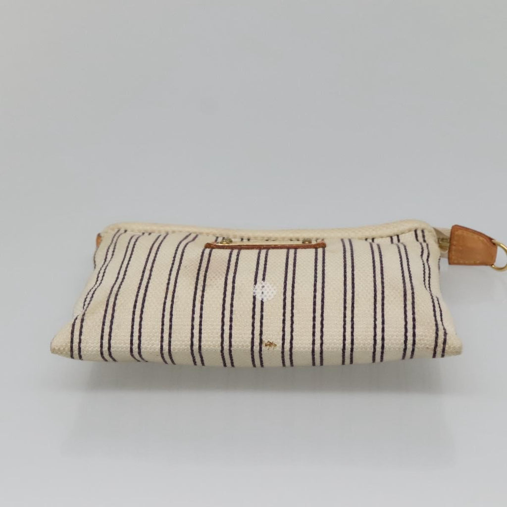 Louis Vuitton Antigua Pouch Canvas White Canvas Bag (Pre-Owned)