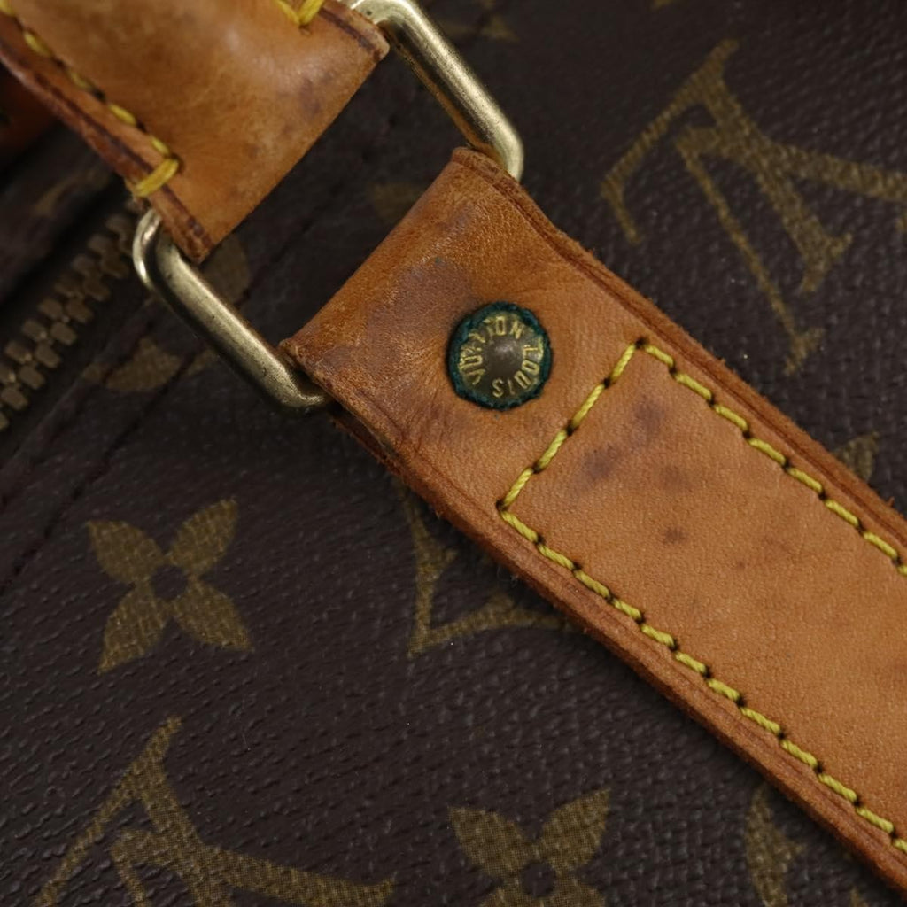 Louis Vuitton Keepall Bag Monogram Canvas Brown Canvas Travel Bag Bag (Pre-Owned)