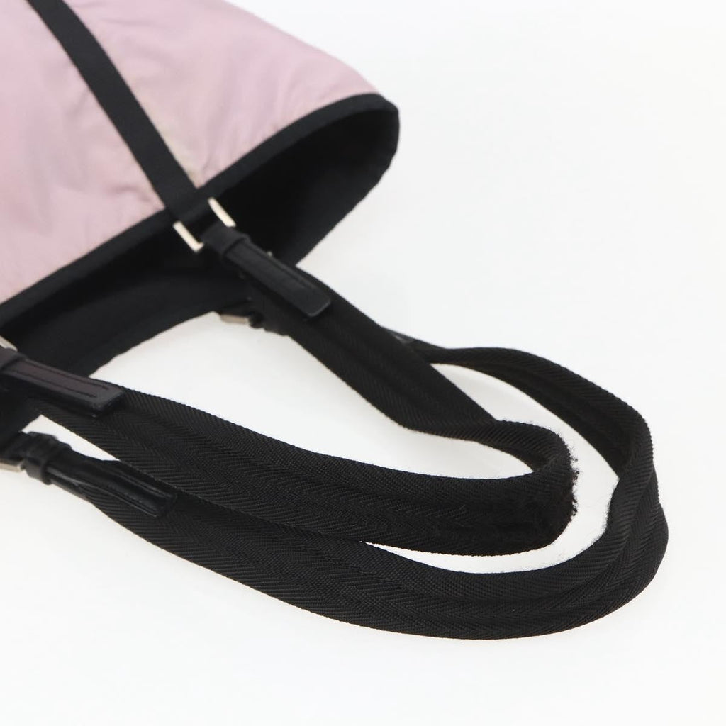 Prada Vintage Tote Tessuto Pink Nylon Tote Bag Bag (Pre-Owned)