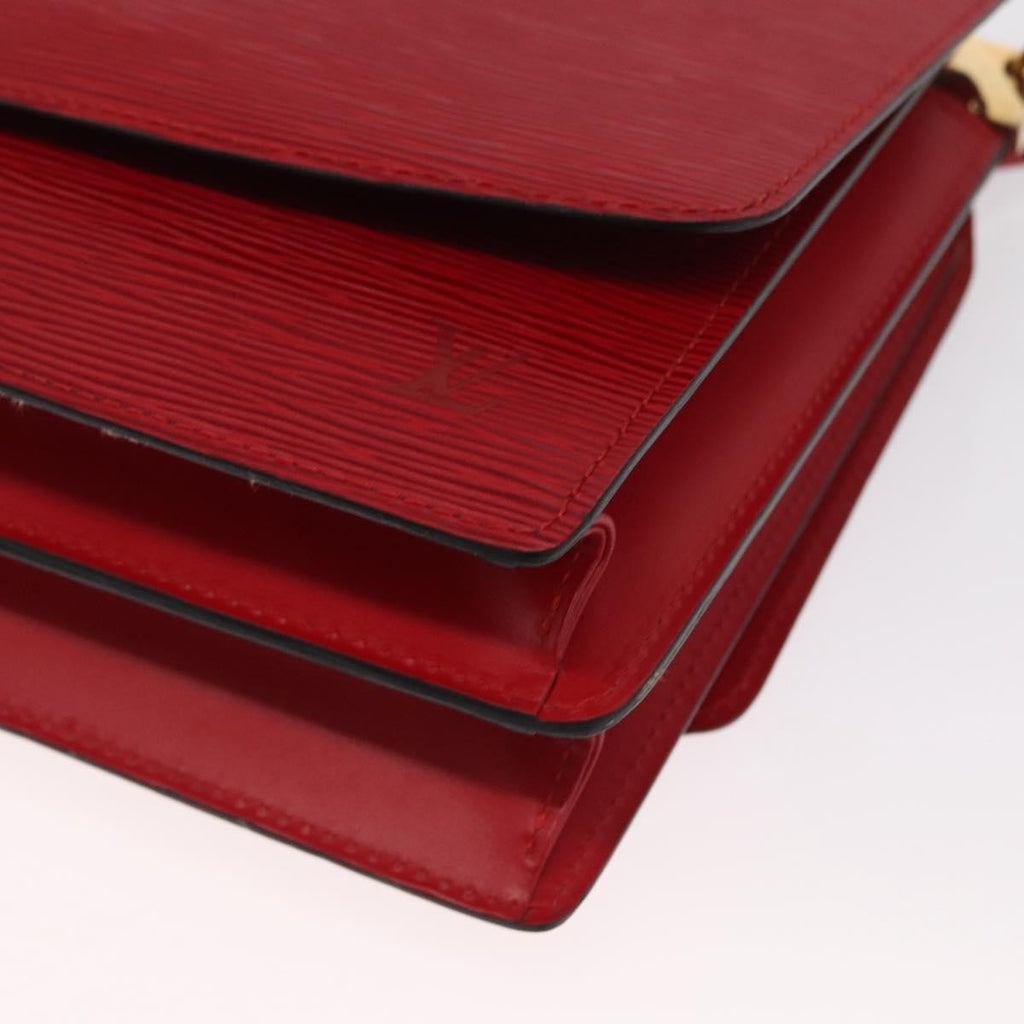 Louis Vuitton Grenelle Shoulder Bag Epi Leather Red Leather Shoulder Bag Bag (Pre-Owned)