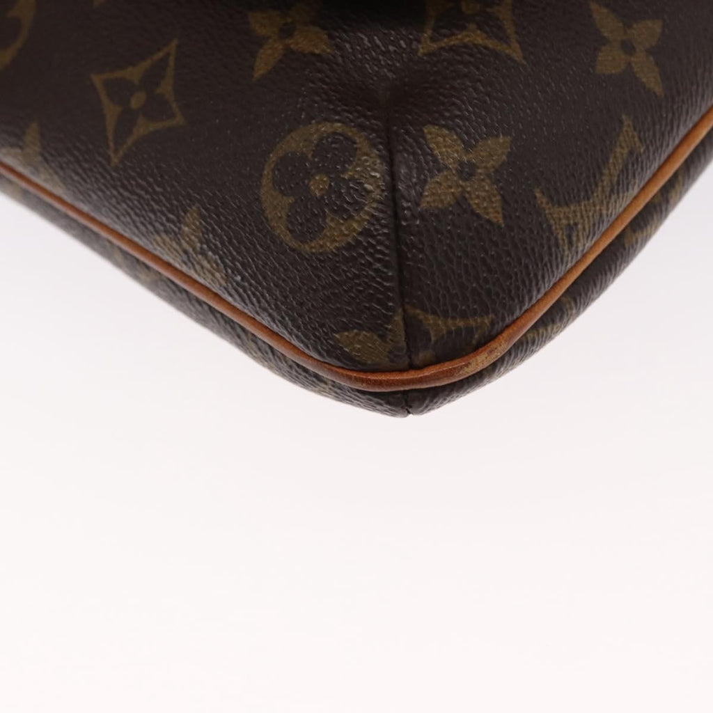 Louis Vuitton Musette Salsa Handbag Monogram Canvas Brown Canvas Shoulder Bag Bag (Pre-Owned)