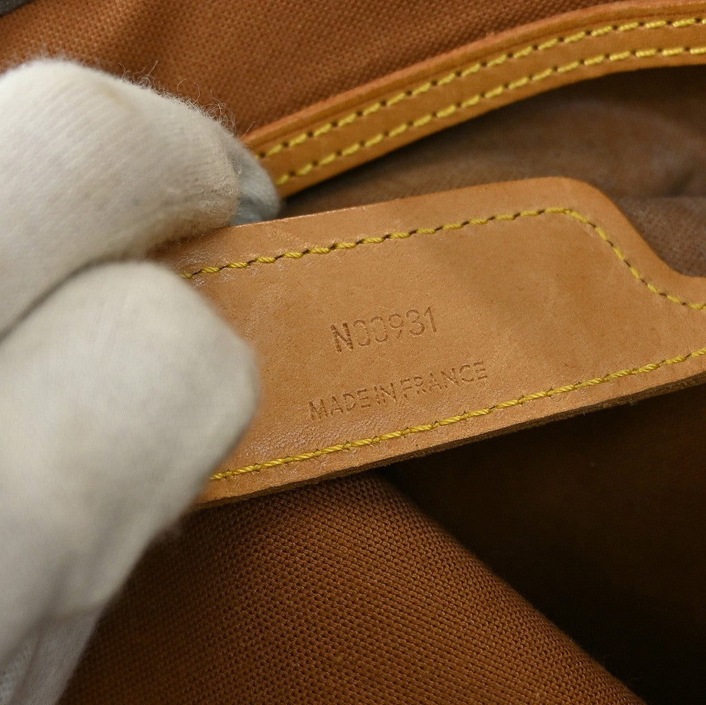 Louis Vuitton Flanerie Handbag Monogram Canvas Brown Canvas Shoulder Bag Bag (Pre-Owned)
