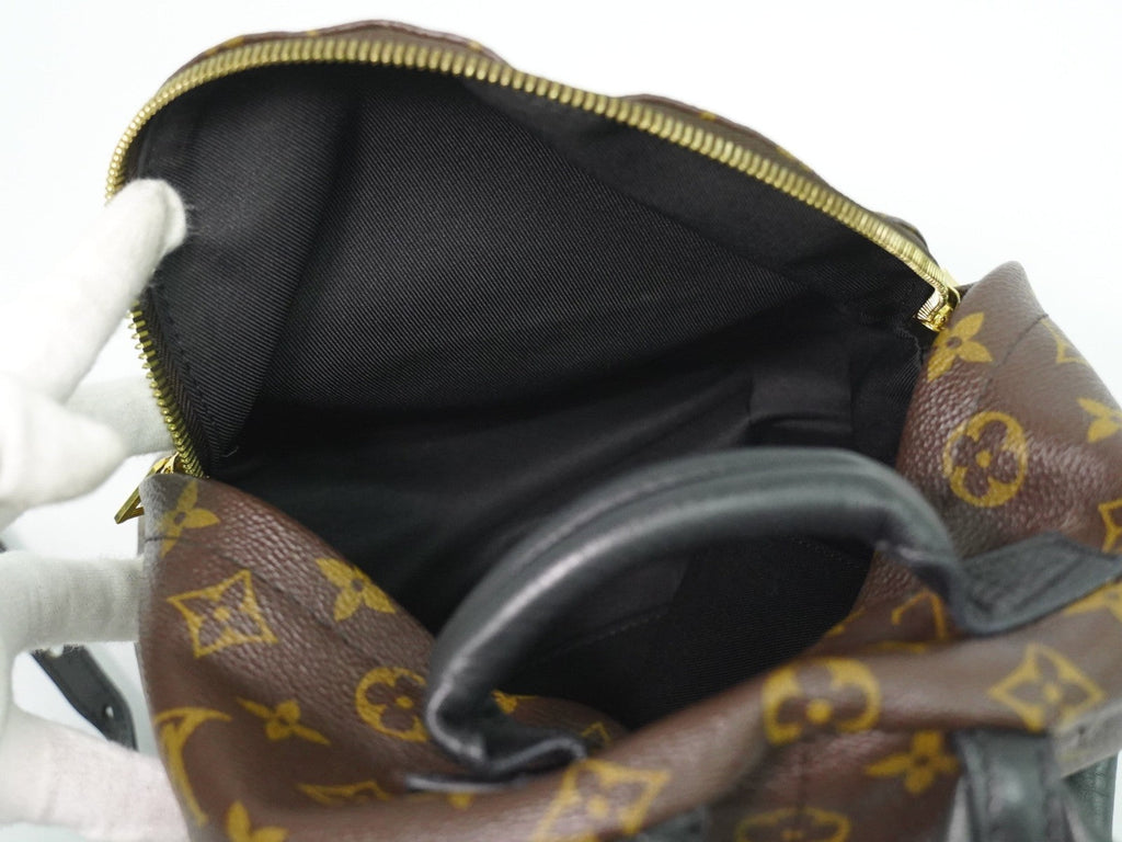 Louis Vuitton Palm Springs Backpack Monogram Canvas Brown Canvas Backpack Bag (Pre-Owned)