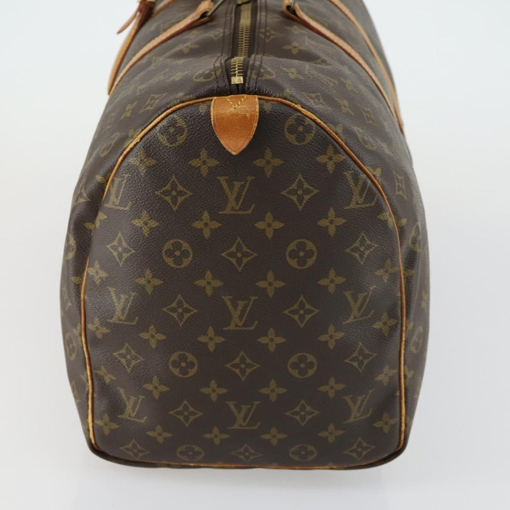 Louis Vuitton Keepall Bag Monogram Canvas Brown Canvas Travel Bag Bag (Pre-Owned)
