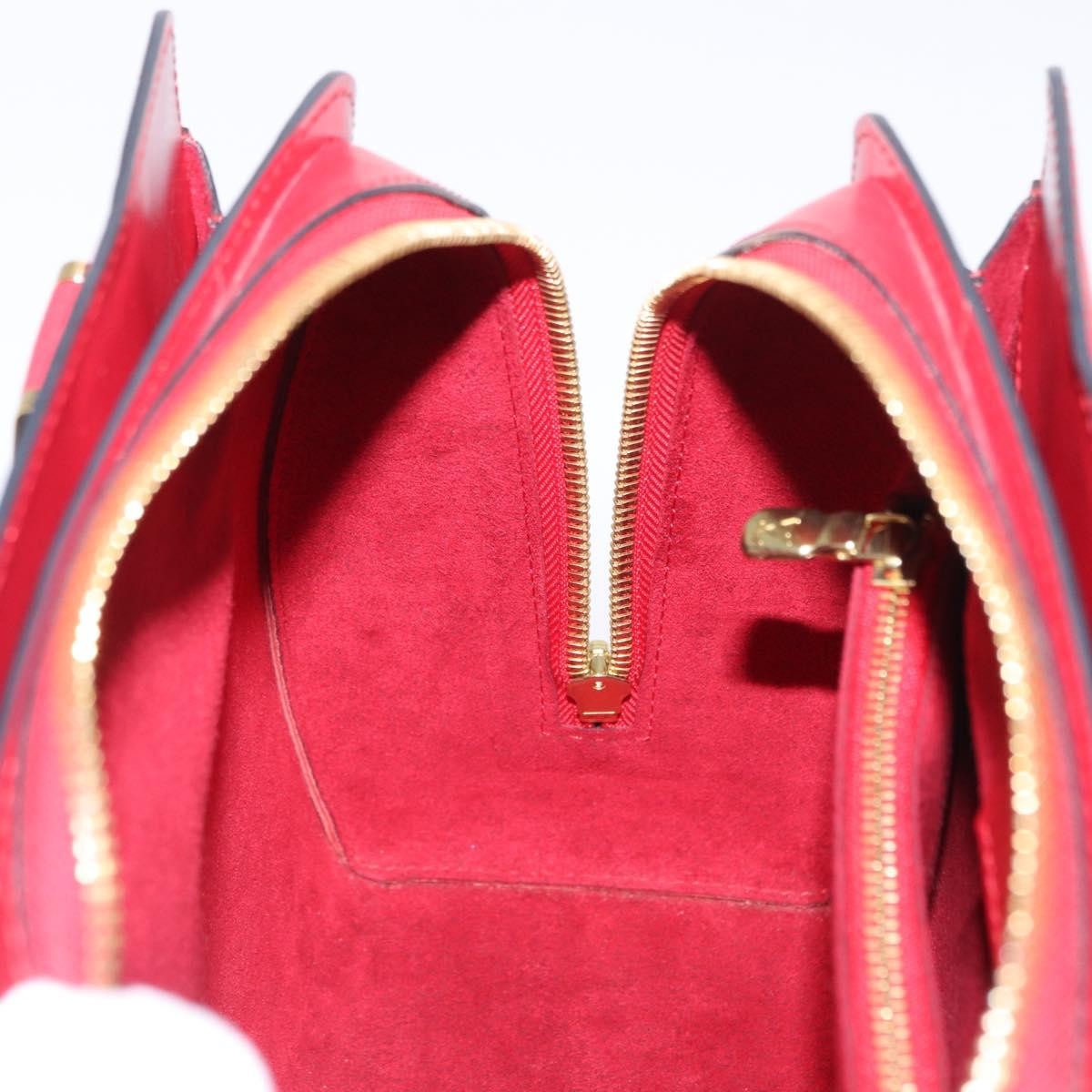 Louis Vuitton Pont Neuf Handbag Epi Leather Red Leather Handbag (Pre-Owned)