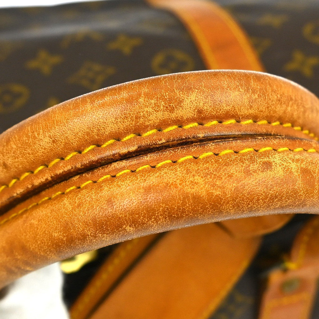 Louis Vuitton Keepall Bag Monogram Canvas Brown Canvas Travel Bag Bag (Pre-Owned)