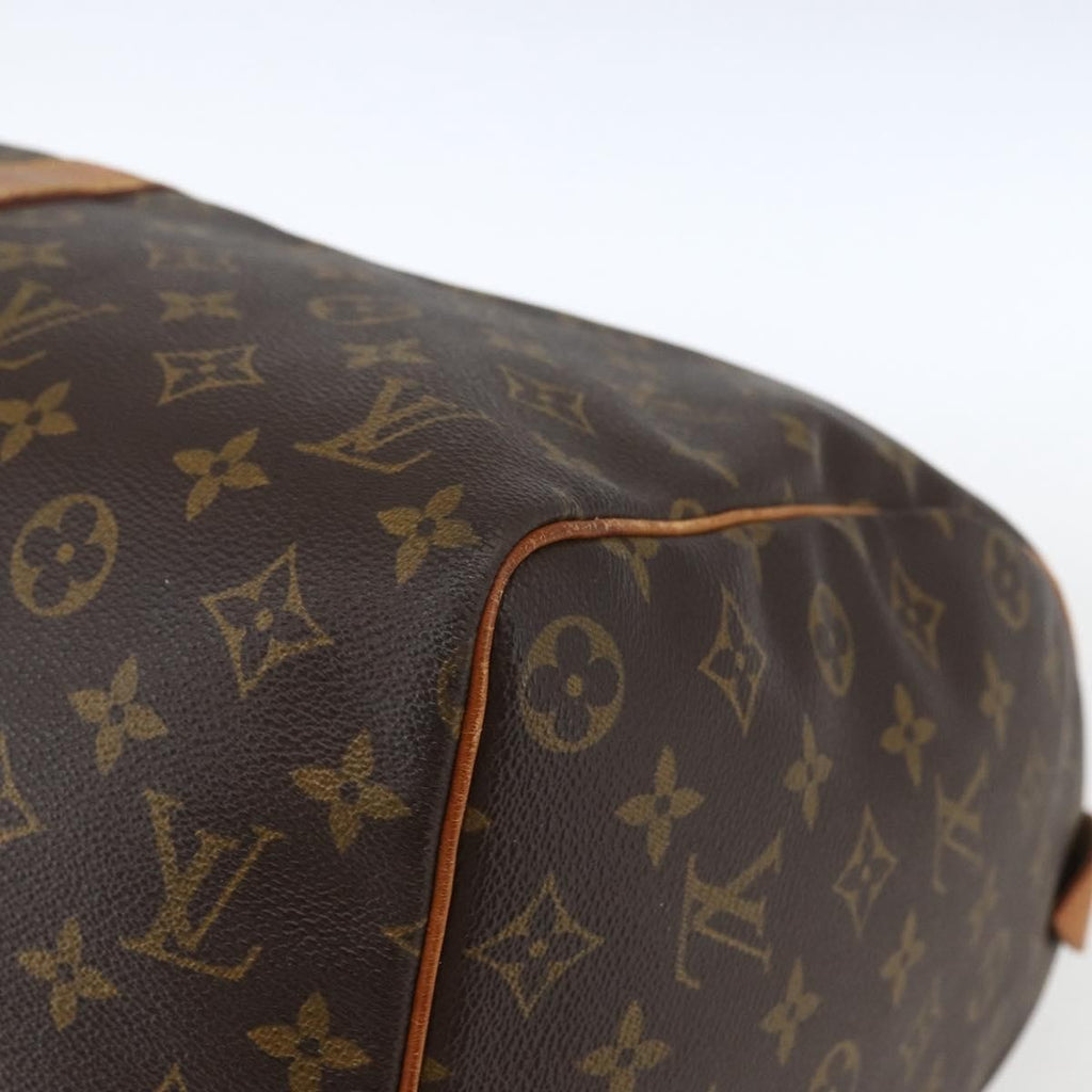Louis Vuitton Keepall Bag Monogram Canvas Brown Canvas Travel Bag Bag (Pre-Owned)