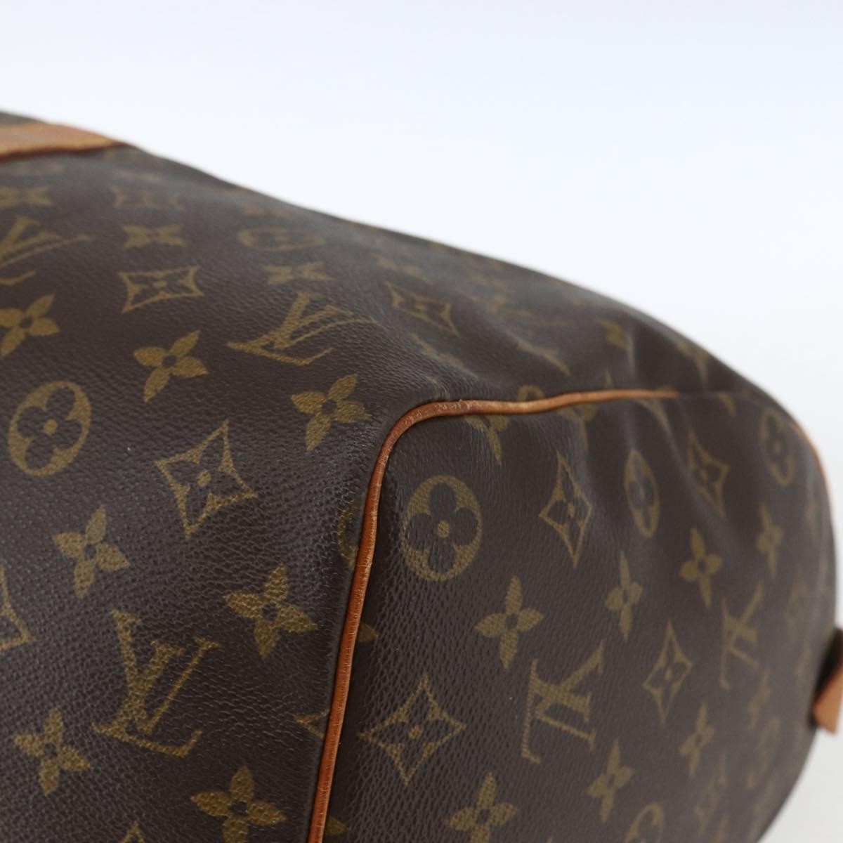 Louis Vuitton Keepall Bag Monogram Canvas Brown Canvas Travel Bag Bag (Pre-Owned)
