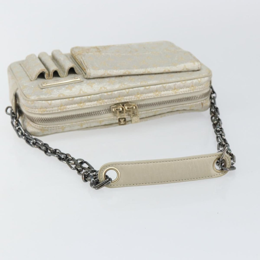 Louis Vuitton Mckenna Shoulder Bag Mini Lin Gold Canvas Bag (Pre-Owned)