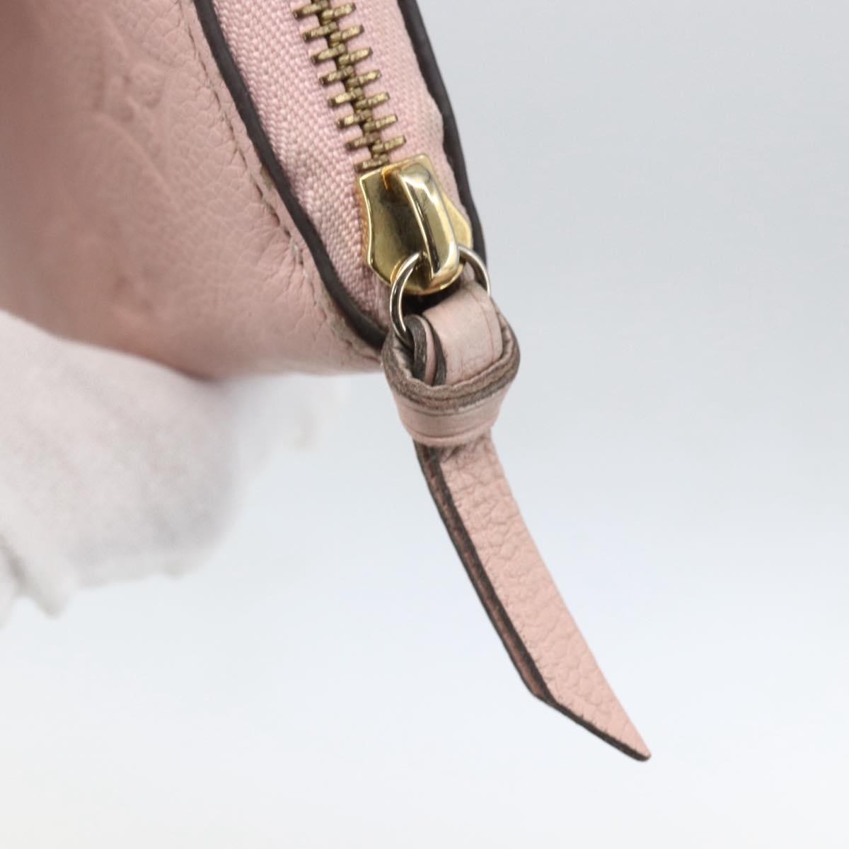 Louis Vuitton Clemence Wallet Monogram Empreinte Leather Pink Leather Wallets Accessory (Pre-Owned)